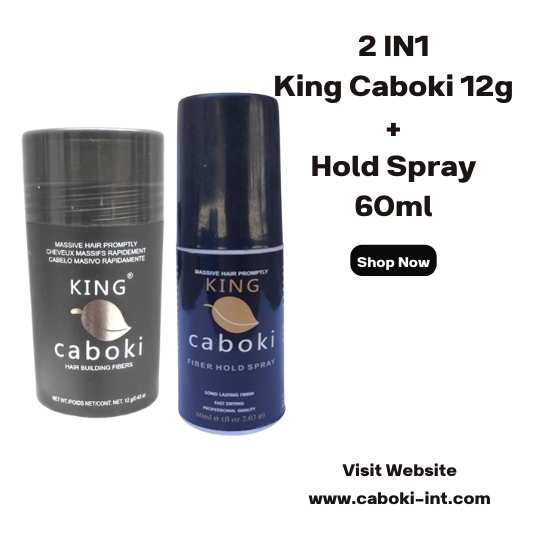 King Caboki 2 IN 1 Deal 12g +FiberHold Spray