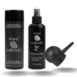 King Caboki 3 IN 1 Deal 27.5g + FiberHold Spray + Spray Applicator