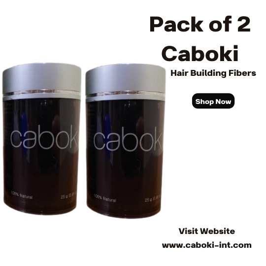 Caboki Hair Building Fibers Value Pack 2 in Pakistan(125 Day Supply)