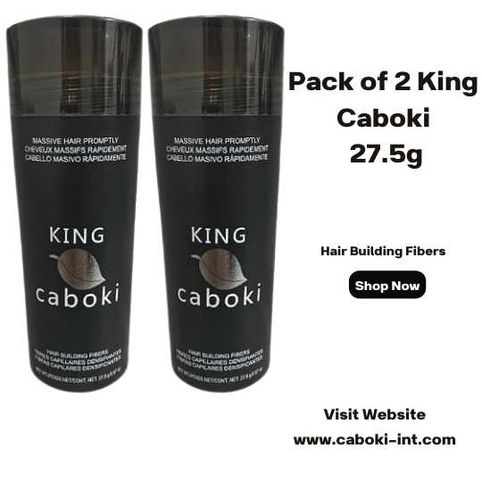 King Caboki Hair Building Fibers Value Pack 2 in Pakistan