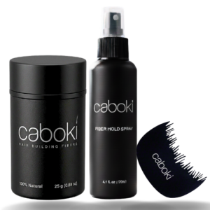 Caboki Hair Loss Concealer 3 IN 1 Deal 25g + FiberHold Spray+ Hairline Optimizer
